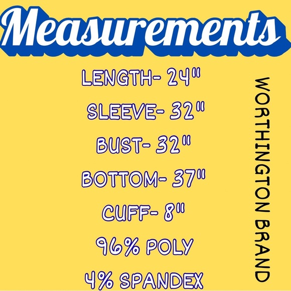 Worthington Charcoal Ribbed Knit Top Medium 32" Bust 24" - Picture 6 of 6